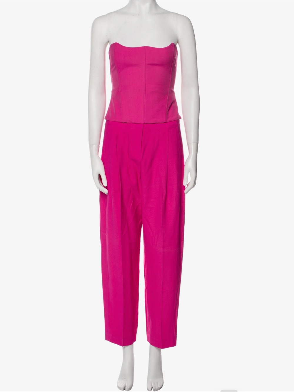 The Sei Set - Strapless Straight-leg 2 piece set Bright Fuchsia